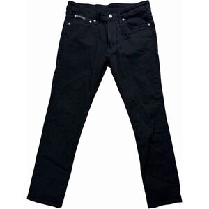 Calvin Klein Men's Black Skinny Stretch Slim Fit Jeans W32 L30